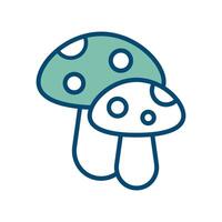 mushroom icon vector design template in white background