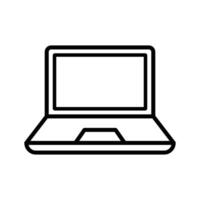laptop icon vector design template in white background