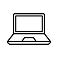 laptop icon vector design template in white background