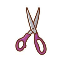 scissor icon vector design template in white background