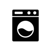 washing machine icon vector design template in white background