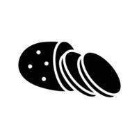 potato icon vector design template in white background