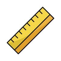 ruler icon vctor design template in white background vector