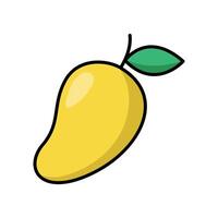 mango icon vector design template in white background