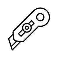 cortador cuchillo icono vector diseño modelo en blanco antecedentes