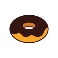 donut icon vector design template in white background