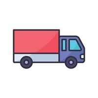 truck icon vector design template in white background