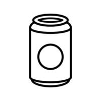 soda lata icono vector diseño modelo en blanco antecedentes