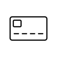 credit card icon vector design template in white background