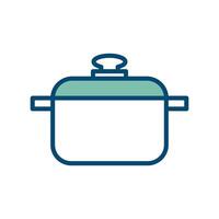 sauce pan icon vector design template in white background