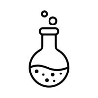 flask icon vector design template in white background