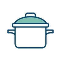 sauce pan icon vector design template in white background