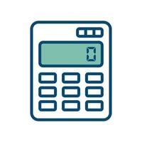 calculadora icono vector diseño modelo en blanco antecedentes