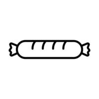 sausage icon vector design template in white background