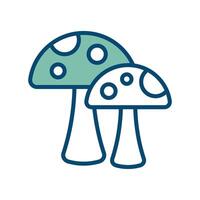 mushroom icon vector design template in white background