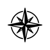 compass icon vector design template in white background
