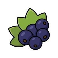 blackcurrant icon vector design template in white background