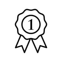 award icon vector design template in white background