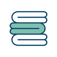 towel icon vector design template in white background