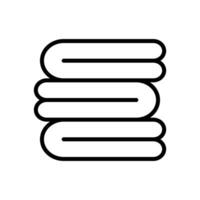 towel icon vector design template in white background