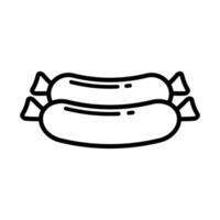 sausage icon vector design template in white background