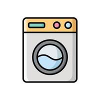 washing machine icon vector design template in white background