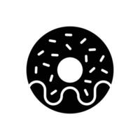 donut icon vector design template in white background