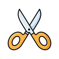 scissor icon vector design template in white background