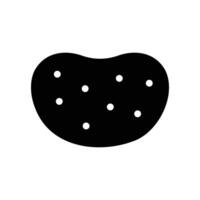 potato icon vector design template in white background