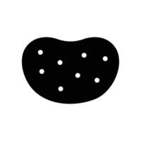 potato icon vector design template in white background