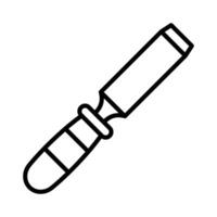 chisel icon vector design template in white background