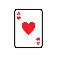 poker card icon vector design template in white background