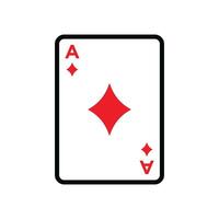 poker card icon vector design template in white background