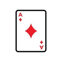 poker card icon vector design template in white background