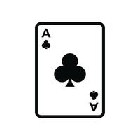 poker card icon vector design template in white background