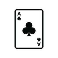 poker card icon vector design template in white background