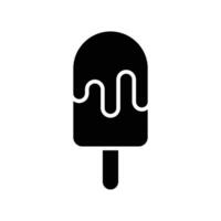 ice cream icon vector design template in white background