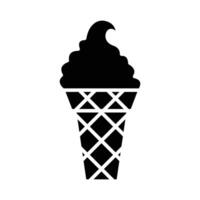 ice cream icon vector design template in white background