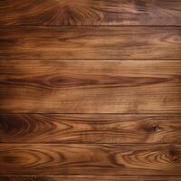 AI generated Wooden board background photo