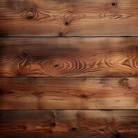 AI generated Wooden board background photo