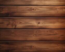 AI generated Wooden board background photo