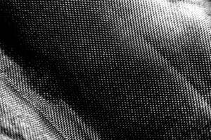 Abstract black and white fabric macro background photo