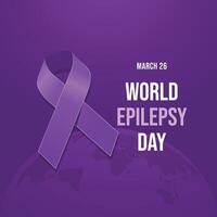 Epilepsy Awareness Day design template good for celebration usage. flat design. vector eps 10.