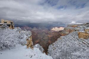 Grand Canyon Snow photo