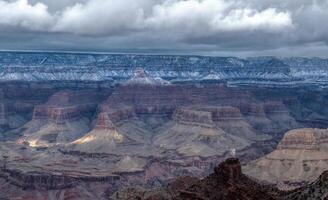 Grand Canyon Snow Panorama photo