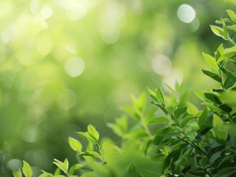 AI generated Green Nature Background photo
