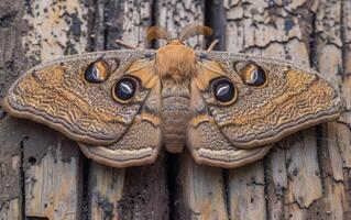 AI generated Close up of butterfly photo