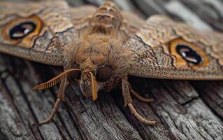 AI generated Close up of butterfly photo