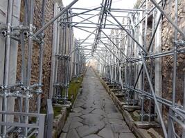 Pompeii, the ancient Roman city buried by the eruption of Mount Vesuvius, stands as a UNESCO World Heritage Site, offering a unique glimpse into daily life during the Roman Empire. photo