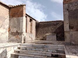 Pompeii, the ancient Roman city buried by the eruption of Mount Vesuvius, stands as a UNESCO World Heritage Site, offering a unique glimpse into daily life during the Roman Empire. photo